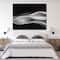 Designart - Glittering Silver Pattern - Abstract Canvas art print